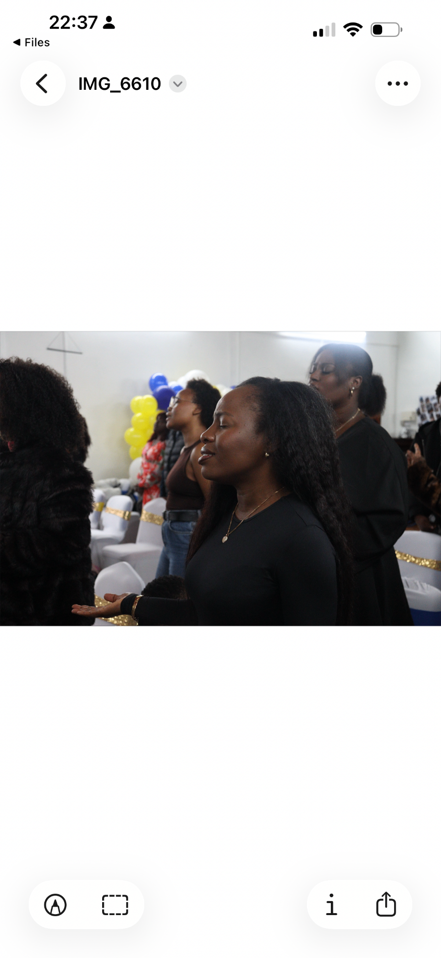 Trinity House of Revival congregation in worship
